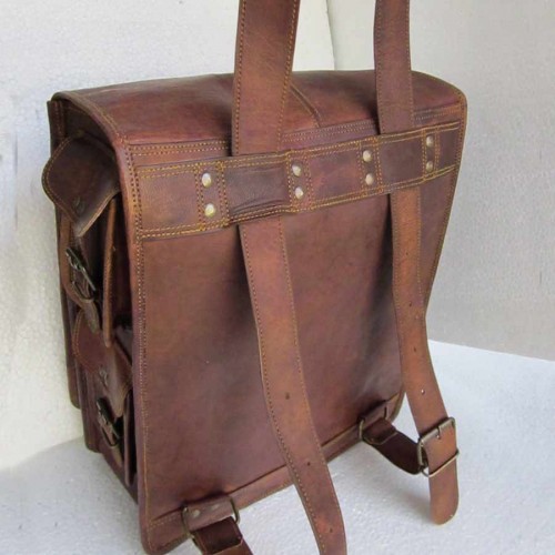 Vintage Leather Backpack