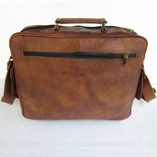 Vintage Goat Leather Carry Bag