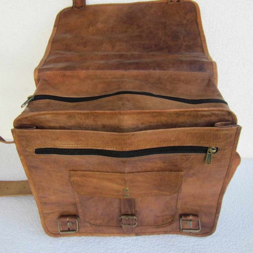 Old School Satchel Laptop Bag
