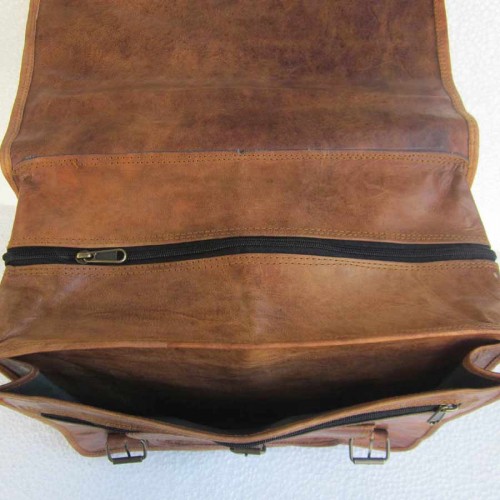 Old School Satchel Laptop Bag