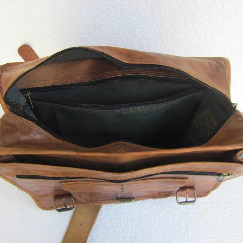 Old School Satchel Laptop Bag