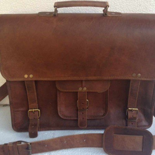 Vintage Leather Laptop Bag